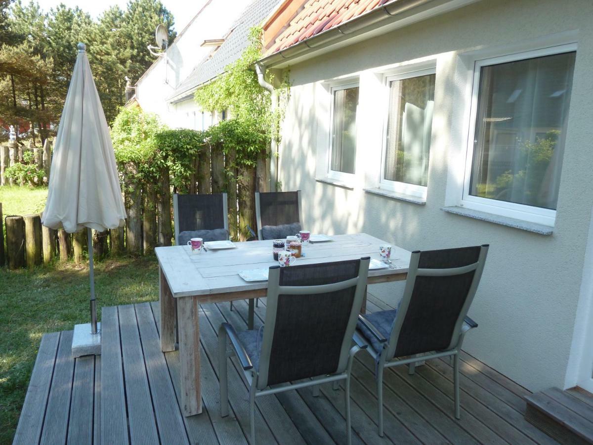 romantisches Ferienhaus Boddenblick mit Sauna Pruchten Exterior foto